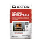 Argamassa Refratária Interno e Externo 5kg Cinza Axton